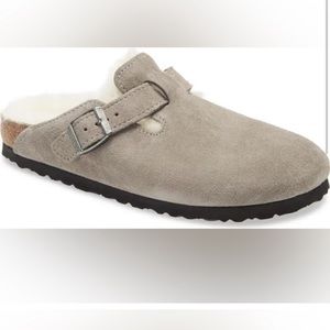 Birkenstock Sherpa Boston Stone Coin